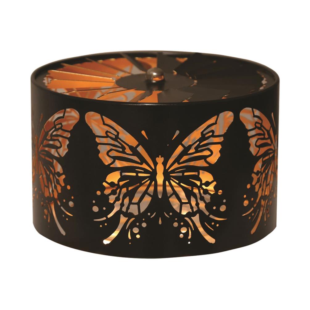 Aroma Silhouette Black & Gold Carousel Butterfly Shade £11.69